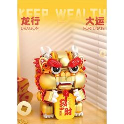 FEMIBOX S44051 44051 CHÚ SƯ TỬ NHỎ DỄ THƯƠNG TRÀN ĐẦY PHƯỚC LÀNH bộ đồ chơi xếp lắp ráp ghép mô hình Arts & Crafts 444 khối