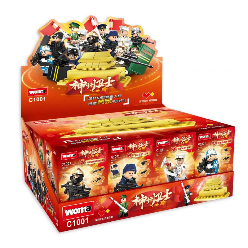 WOMA C1001 1001 NGƯỜI BẢO VỆ THẦN CHÂU 12 MẪU bộ đồ chơi xếp lắp ráp ghép mô hình City Thành Phố