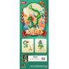 WOMA C0696 0696 RỒNG BAY VƯỢT BIỂN XANH CỦA HOA ĐÔNG bộ đồ chơi xếp lắp ráp ghép mô hình 874 khối