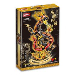 WOMA C0698 0698 RỒNG BAY BỐN BIỂN ĐEN CỦA TÂY bộ đồ chơi xếp lắp ráp ghép mô hình Movie & Game Phim Và Trò Chơi 866 khối