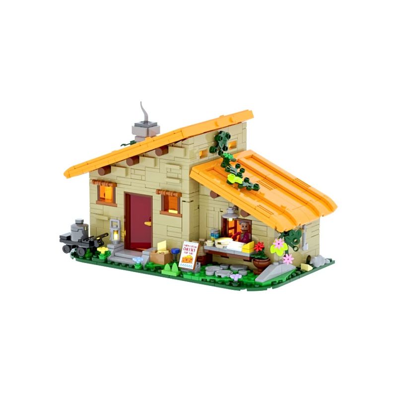 FUNWHOLE F9049 9049 non Lego PHÒNG TRANG TRẠI PHÔ MAI bộ đồ chơi xếp lắp ráp ghép mô hình City FARM LIFE CHEESE ROOM Thành Phố 867 khối