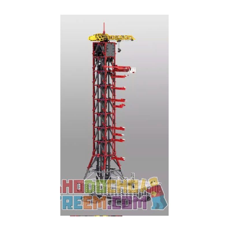 6693 J BRAND J79002 79002 MOC BLOCKS M10003 10003 MorkModel 031003 Mork Model 031003 non  BỆ PHÓNG APOLLO SATURN V bộ đồ chơi xếp lắp ráp ghép mô hình Ideas APOLLO SATURN V LAUNCH UMBILICAL TOWER Ý Tưởng 3561 khối