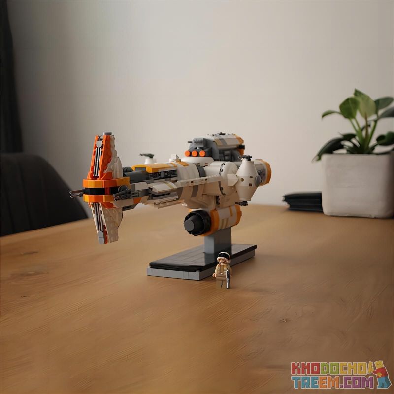 REBRICKABLE MOC-71412 71412 MOC71412 SUPER 18K K20008 20008 K108 non  HAMMER LIGHT FRATED. bộ đồ chơi xếp lắp ráp ghép mô hình Star Wars HAMMERHEAD CORVETTE LIGHTMAKER Chiến Tranh Giữa Các Vì Sao 1614 khối