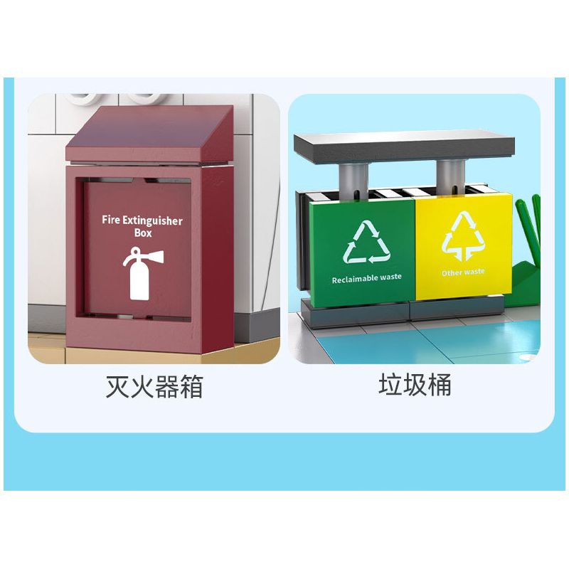 CADA DOUBLEE C66029 66029 TRẠM SẠC VỎ bộ đồ chơi xếp lắp ráp ghép mô hình City Thành Phố 308 khối