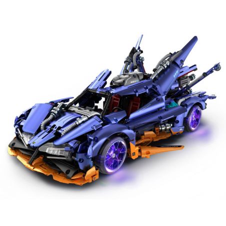 IM.MASTER QIHUI 9830-2 BẬC THẦY VŨ KHÍ SIÊU XE NỔ APOLLO DRIFT tỷ lệ 1:10 bộ đồ chơi xếp lắp ráp ghép mô hình Technic Kỹ Thuật Công Nghệ Cao Mô Hình Phương Tiện 2381 khối