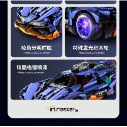 IM.MASTER QIHUI 9830-2 BẬC THẦY VŨ KHÍ SIÊU XE NỔ APOLLO DRIFT tỷ lệ 1:10 bộ đồ chơi xếp lắp ráp ghép mô hình Technic Kỹ Thuật Công Nghệ Cao Mô Hình Phương Tiện 2381 khối