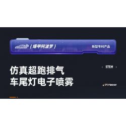 IM.MASTER QIHUI 9830-2 BẬC THẦY VŨ KHÍ SIÊU XE NỔ APOLLO DRIFT tỷ lệ 1:10 bộ đồ chơi xếp lắp ráp ghép mô hình Technic Kỹ Thuật Công Nghệ Cao Mô Hình Phương Tiện 2381 khối