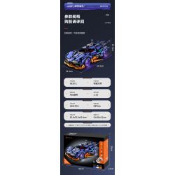 IM.MASTER QIHUI 9830-2 BẬC THẦY VŨ KHÍ SIÊU XE NỔ APOLLO DRIFT tỷ lệ 1:10 bộ đồ chơi xếp lắp ráp ghép mô hình Technic Kỹ Thuật Công Nghệ Cao Mô Hình Phương Tiện 2381 khối