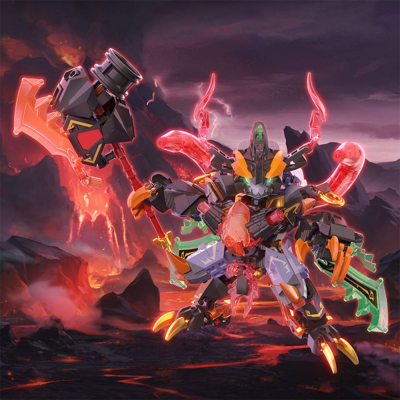 ZHEGAO GZ6349 6349 ANH HÙNG THẦN THOẠI 2.0 BÒ QUỶ VƯƠNG bộ đồ chơi xếp lắp ráp ghép mô hình 390 khối