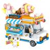 INBRIXX 885301 MỘT NHÓM MÈO XE TẢI HÌNH NÓN CỦA GUAZI bộ đồ chơi xếp lắp ráp ghép mô hình Movie & Game Phim Và Trò Chơi 622 khối