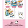 INBRIXX 885301 MỘT NHÓM MÈO XE TẢI HÌNH NÓN CỦA GUAZI bộ đồ chơi xếp lắp ráp ghép mô hình Movie & Game Phim Và Trò Chơi 622 khối