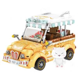 INBRIXX 885304 MỘT NHÓM MÈO XE CỦA ĐƯỜNG NGUYÊN bộ đồ chơi xếp lắp ráp ghép mô hình Movie & Game Phim Và Trò Chơi 723 khối