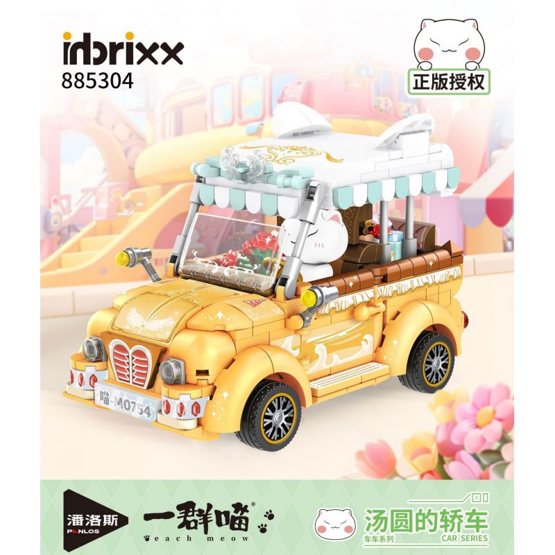 INBRIXX 885304 MỘT NHÓM MÈO XE CỦA ĐƯỜNG NGUYÊN bộ đồ chơi xếp lắp ráp ghép mô hình Movie & Game Phim Và Trò Chơi 723 khối