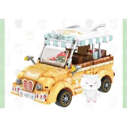 INBRIXX 885304 MỘT NHÓM MÈO XE CỦA ĐƯỜNG NGUYÊN bộ đồ chơi xếp lắp ráp ghép mô hình Movie & Game Phim Và Trò Chơi 723 khối