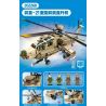 SEMBO 202268 HÀNG KHÔNG TRỰC THĂNG VŨ TRANG HẠNG NẶNG WZ-21 bộ đồ chơi xếp lắp ráp ghép mô hình 703 khối