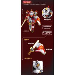 SLUBAN M38-B1309 B1309 1309 M38B1309 38-B1309 BẬC THẦY CƠ KHÍ HIỆP SĨ KIẾM VÀ KHIÊN MECHA CÓ NGƯỜI LÁI bộ đồ chơi xếp lắp ráp ghép mô hình 209 khối