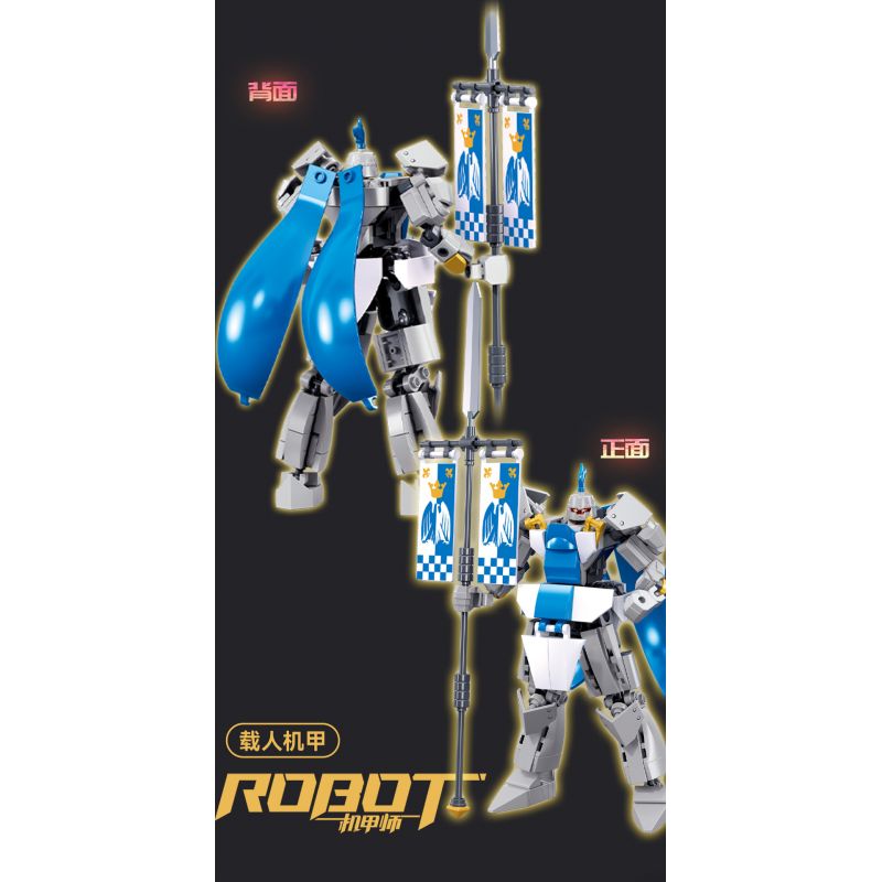 SLUBAN M38-B1310 B1310 1310 M38B1310 38-B1310 WARCASTER FLAG KNIGHT CÓ NGƯỜI LÁI MECHA bộ đồ chơi xếp lắp ráp ghép mô hình 193 khối