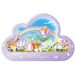 GOQI GQ-3046 3046 GQ3046 ĐÈN GƯƠNG MÂY GQ NGẮM HOA NỞ LẶNG LẼ bộ đồ chơi xếp lắp ráp ghép mô hình