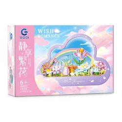 GOQI GQ-3046 3046 GQ3046 ĐÈN GƯƠNG MÂY GQ NGẮM HOA NỞ LẶNG LẼ bộ đồ chơi xếp lắp ráp ghép mô hình