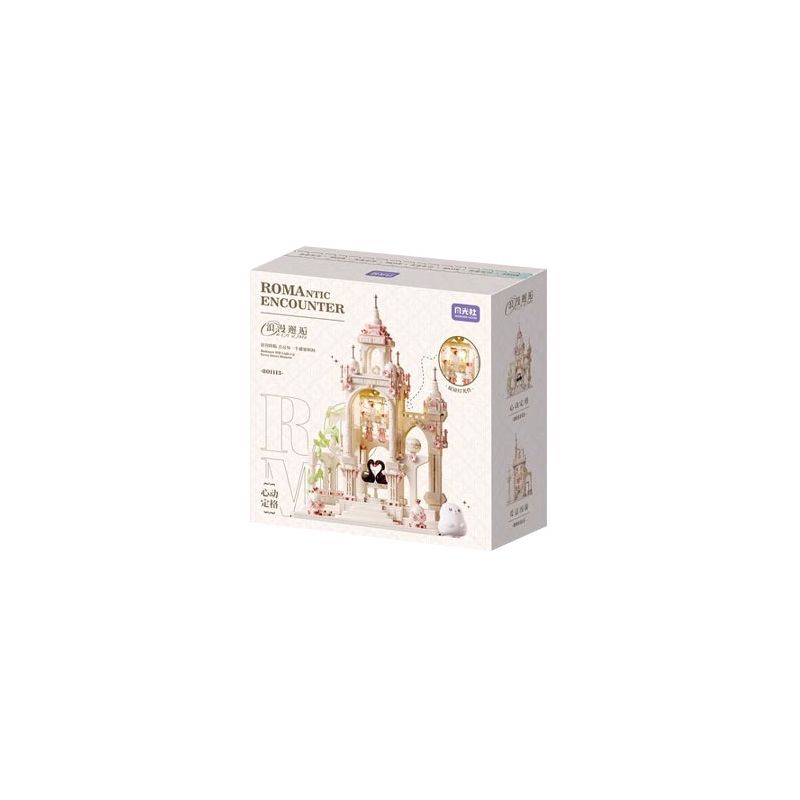 GEKKOSHA 801113 CUỘC GẶP GỠ LÃNG MẠN NHỊP TIM ĐÓNG BĂNG bộ đồ chơi xếp lắp ráp ghép mô hình Arts & Crafts ROMANTIC ENCOUNTER