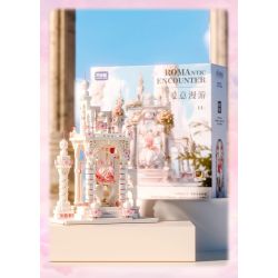 GEKKOSHA 801114 CUỘC GẶP GỠ LÃNG MẠN TÌNH YÊU LANG THANG bộ đồ chơi xếp lắp ráp ghép mô hình Arts & Crafts ROMANTIC ENCOUNTER