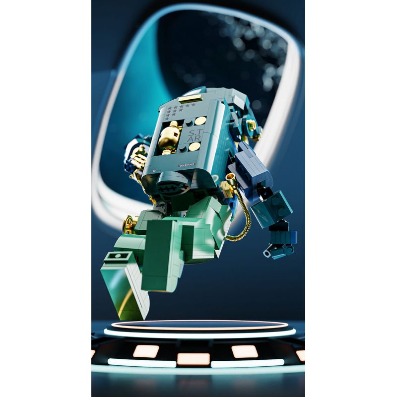 DUOMAIKA D1317 1317 NGÔI SAO DU HÀNH bộ đồ chơi xếp lắp ráp ghép mô hình STARRY SKY TRAVELER