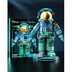 DUOMAIKA D1317 1317 NGÔI SAO DU HÀNH bộ đồ chơi xếp lắp ráp ghép mô hình STARRY SKY TRAVELER