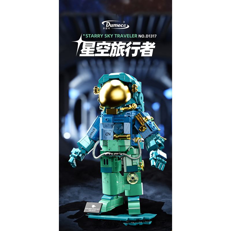 DUOMAIKA D1317 1317 NGÔI SAO DU HÀNH bộ đồ chơi xếp lắp ráp ghép mô hình STARRY SKY TRAVELER
