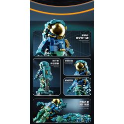 DUOMAIKA D1317 1317 NGÔI SAO DU HÀNH bộ đồ chơi xếp lắp ráp ghép mô hình STARRY SKY TRAVELER