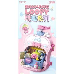 TOP TOY TC2328 2328 ZANMANG LOOPY VUI NHỘN RỬA TỎI bộ đồ chơi xếp lắp ráp ghép mô hình 380 khối