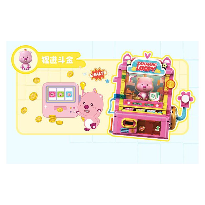 TOP TOY TC2328 2328 ZANMANG LOOPY VUI NHỘN RỬA TỎI bộ đồ chơi xếp lắp ráp ghép mô hình 380 khối