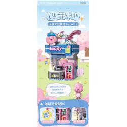 TOP TOY TC2328 2328 ZANMANG LOOPY VUI NHỘN RỬA TỎI bộ đồ chơi xếp lắp ráp ghép mô hình 380 khối