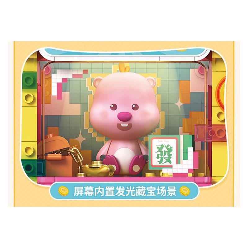 TOP TOY TC2328 2328 ZANMANG LOOPY VUI NHỘN RỬA TỎI bộ đồ chơi xếp lắp ráp ghép mô hình 380 khối