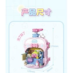 TOP TOY TC2328 2328 ZANMANG LOOPY VUI NHỘN RỬA TỎI bộ đồ chơi xếp lắp ráp ghép mô hình 380 khối