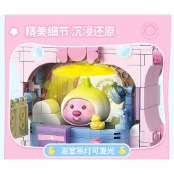 TOP TOY TC2329 2329 ZANMANG LOOPY FUN LI YOUBING BAR bộ đồ chơi xếp lắp ráp ghép mô hình 380 khối