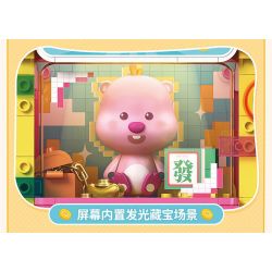 TOP TOY TC2329 2329 ZANMANG LOOPY FUN LI YOUBING BAR bộ đồ chơi xếp lắp ráp ghép mô hình 380 khối