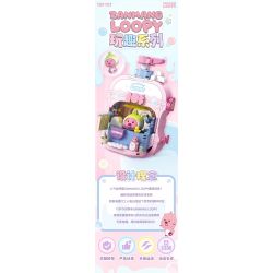 TOP TOY TC2330 2330 ZANMANG LOOPY THÚ VỊ CHÚ GẤU TRÚC LAO VÀO TRANH GIÀNH VÀNG bộ đồ chơi xếp lắp ráp ghép mô hình 380 khối