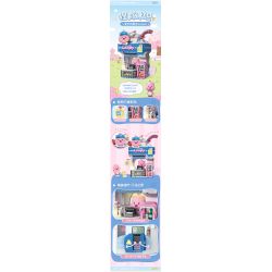 TOP TOY TC2330 2330 ZANMANG LOOPY THÚ VỊ CHÚ GẤU TRÚC LAO VÀO TRANH GIÀNH VÀNG bộ đồ chơi xếp lắp ráp ghép mô hình 380 khối