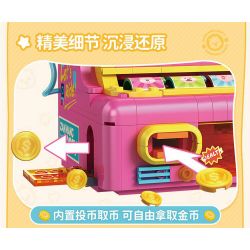 TOP TOY TC2330 2330 ZANMANG LOOPY THÚ VỊ CHÚ GẤU TRÚC LAO VÀO TRANH GIÀNH VÀNG bộ đồ chơi xếp lắp ráp ghép mô hình 380 khối