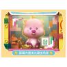 TOP TOY TC2330 2330 ZANMANG LOOPY THÚ VỊ CHÚ GẤU TRÚC LAO VÀO TRANH GIÀNH VÀNG bộ đồ chơi xếp lắp ráp ghép mô hình 380 khối