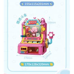 TOP TOY TC2330 2330 ZANMANG LOOPY THÚ VỊ CHÚ GẤU TRÚC LAO VÀO TRANH GIÀNH VÀNG bộ đồ chơi xếp lắp ráp ghép mô hình 380 khối