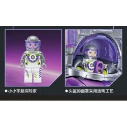 TOP TOY TC1412 1412 PHI HÀNH GIA MƠ VỀ BẦU TRỜI ĐẦY SAO bộ đồ chơi xếp lắp ráp ghép mô hình