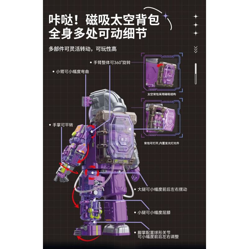 TOP TOY TC1412 1412 PHI HÀNH GIA MƠ VỀ BẦU TRỜI ĐẦY SAO bộ đồ chơi xếp lắp ráp ghép mô hình