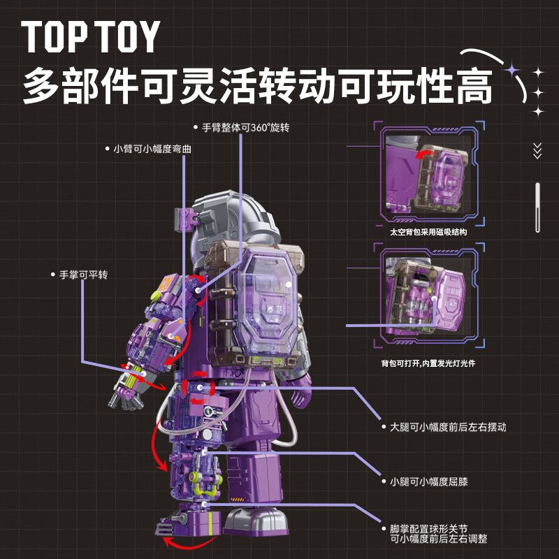 TOP TOY TC1412 1412 PHI HÀNH GIA MƠ VỀ BẦU TRỜI ĐẦY SAO bộ đồ chơi xếp lắp ráp ghép mô hình
