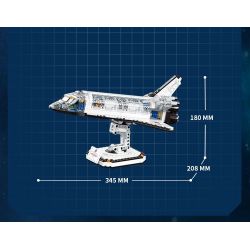 TOP TOY TC1416 1416 TÀU CON THOI LOẠI bộ đồ chơi xếp lắp ráp ghép mô hình Creator SPACE SHUTTLE N Sáng Tạo 620 khối