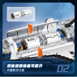 TOP TOY TC1416 1416 TÀU CON THOI LOẠI bộ đồ chơi xếp lắp ráp ghép mô hình Creator SPACE SHUTTLE N Sáng Tạo 620 khối