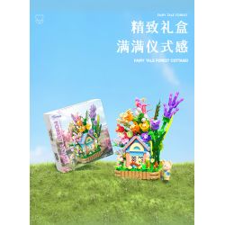 DUOMAIKA D2012 2012 CABIN RỪNG CỦA GẤU bộ đồ chơi xếp lắp ráp ghép mô hình FOREST HOUSE