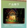 DUOMAIKA D2012 2012 CABIN RỪNG CỦA GẤU bộ đồ chơi xếp lắp ráp ghép mô hình FOREST HOUSE