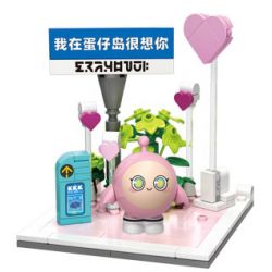 WISE BLOCK AULDEY HA392101 392101 TIỆC DANXIAO CẢNH NHẬN PHÒNG ĐẢO 4 LOẠI DANXIAOHEI VÀ GIAN HÀNG DJ DANXIAOFEN BIỂN CHỈ ĐƯỜNG DANXIAOHUANG MÁY CHƠI ĐIỆN TỬ DANXIAOLAN BÁN TỰ ĐỘNG bộ đồ chơi xếp lắp ráp ghép mô hình Movie & Game Phim Và Trò Chơi