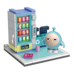 WISE BLOCK AULDEY HA392101 392101 TIỆC DANXIAO CẢNH NHẬN PHÒNG ĐẢO 4 LOẠI DANXIAOHEI VÀ GIAN HÀNG DJ DANXIAOFEN BIỂN CHỈ ĐƯỜNG DANXIAOHUANG MÁY CHƠI ĐIỆN TỬ DANXIAOLAN BÁN TỰ ĐỘNG bộ đồ chơi xếp lắp ráp ghép mô hình Movie & Game Phim Và Trò Chơi